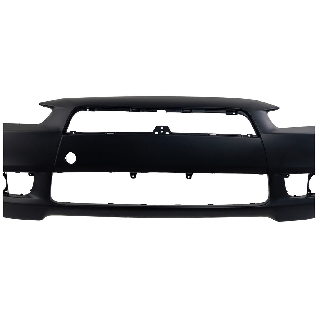 Front Bumper Cover For 2008-2015 Mitsubishi Lancer Primed With Fog Light Holes