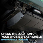 Front Engine Splash Shield For 2012-2021 Volkswagen Passat