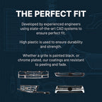 Grille Assembly Kit For 1986-1990 Dodge D150 Grille Assembly - FWD Chrome