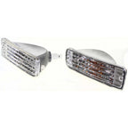 Turn Signal Light Set For 96-98 Toyota 4Runner with Bulb Front Diamond Design