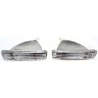 Turn Signal Light Set For 96-98 Toyota 4Runner with Bulb Front Diamond Design