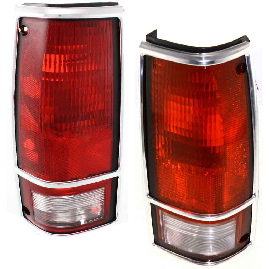 Tail Light Set For 82-93 Chevrolet S10 GMC S15 Sonoma Left & Right 915708 915707