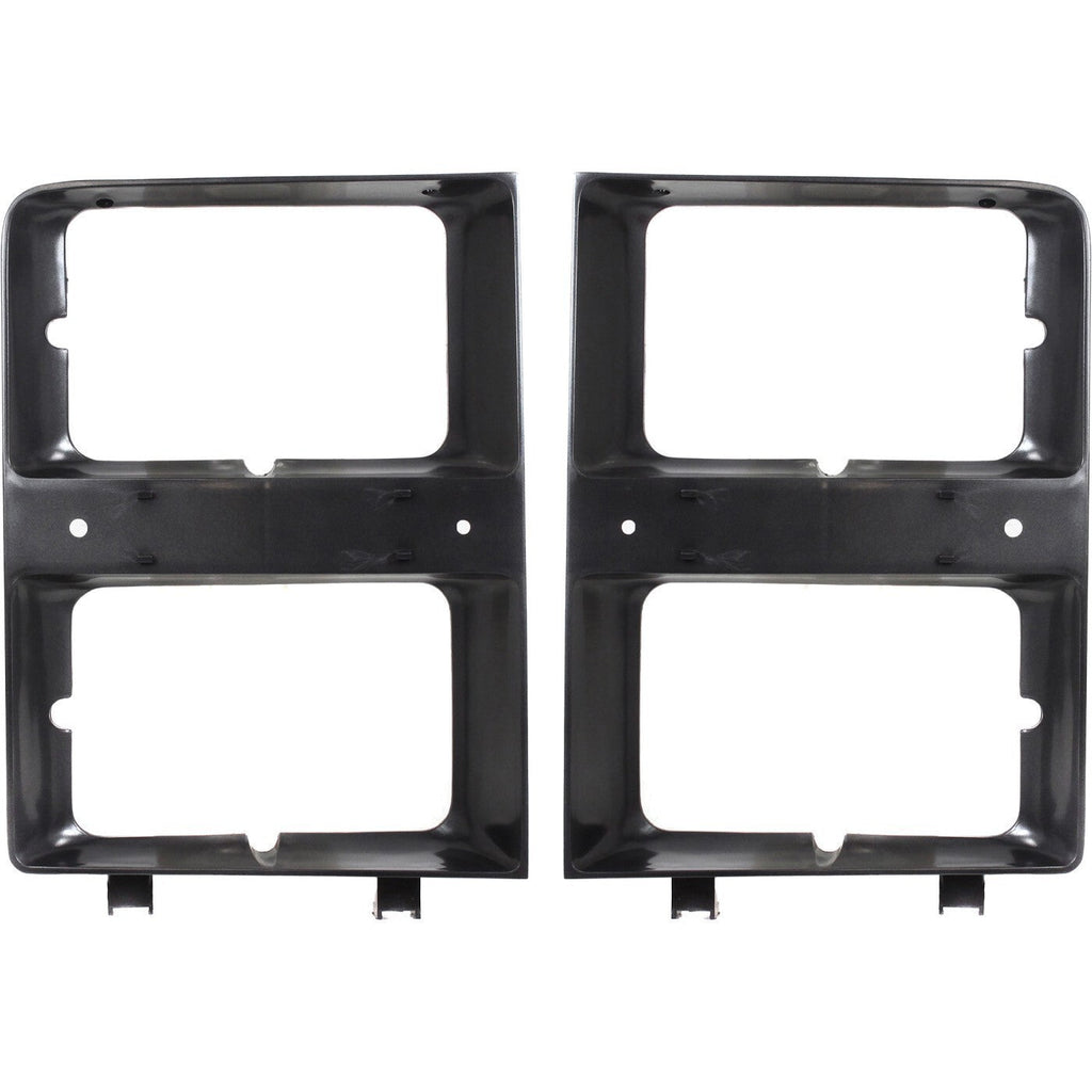 Headlight Door Set For 1983-84 Chevrolet C10 K10 Left and Right Primed Dual Type