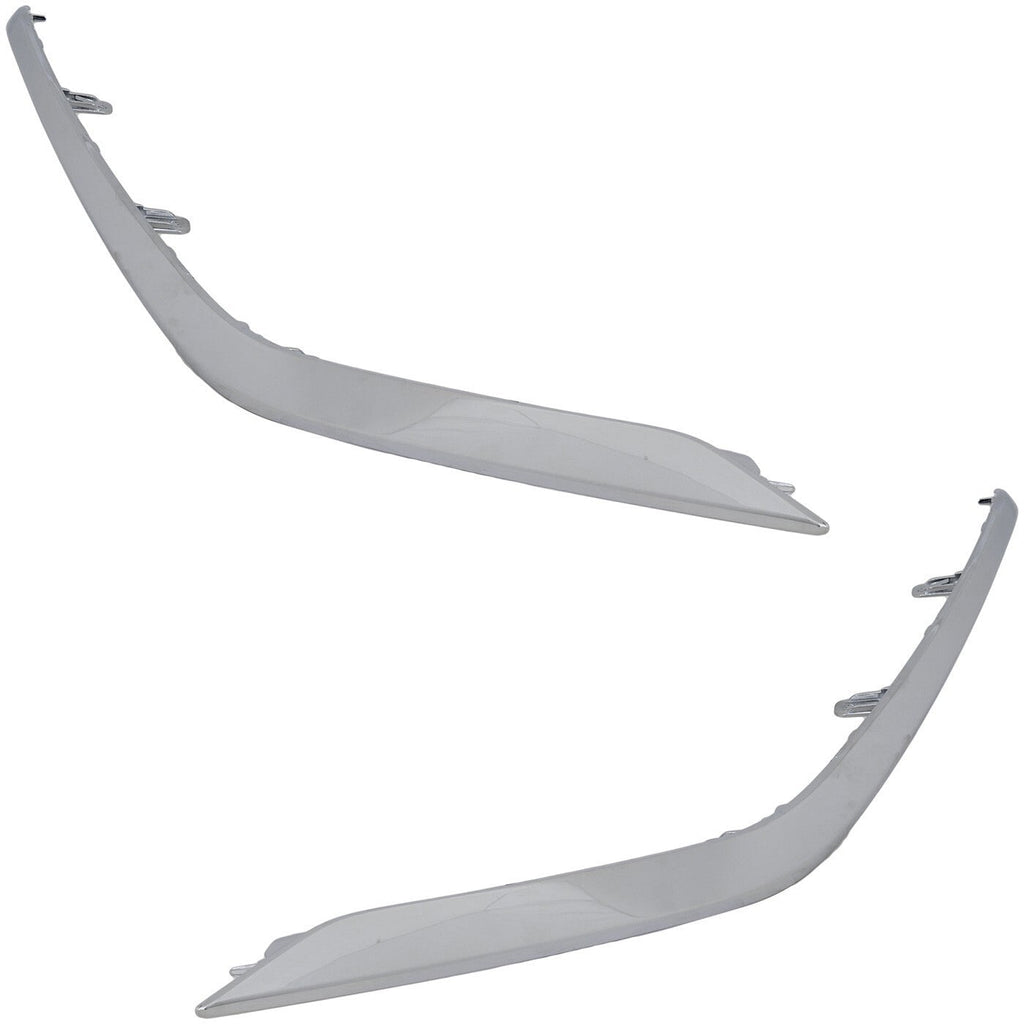 Bumper Trim Set For 2019-2021 Nissan Murano Front Driver and Passenger Side