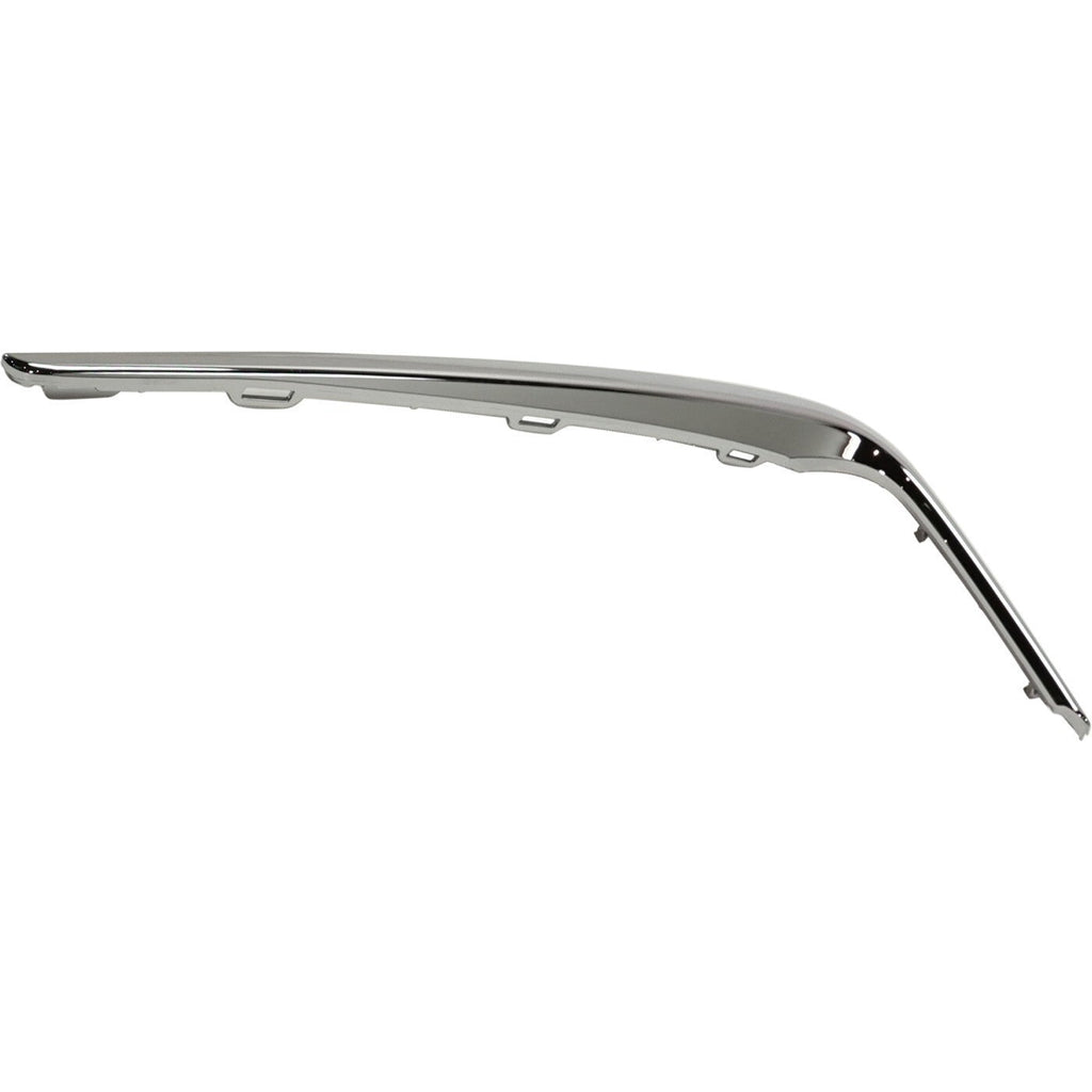 Bumper Trim Molding Set For 2017-2020 Acura MDX Front Left and Right Side Chrome