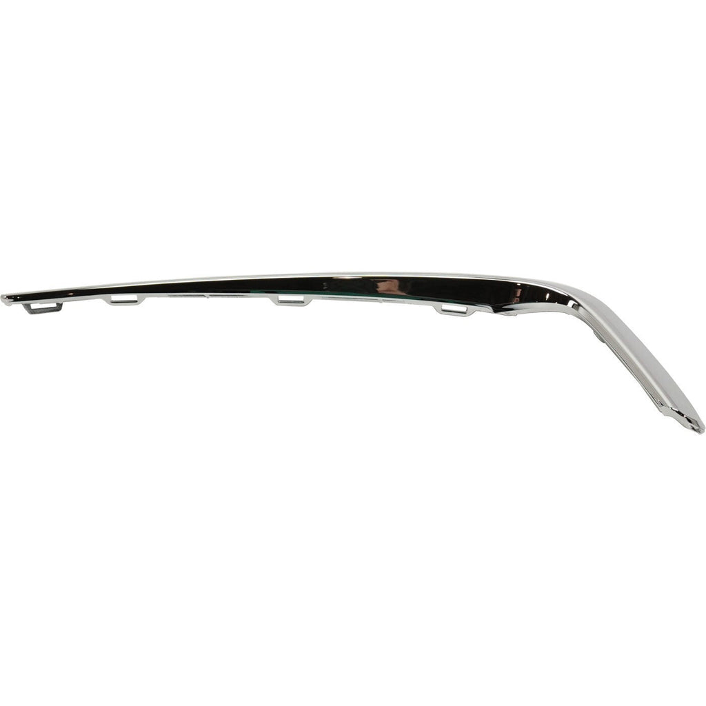 Bumper Trim Molding Set For 2017-2020 Acura MDX Front Left and Right Side Chrome