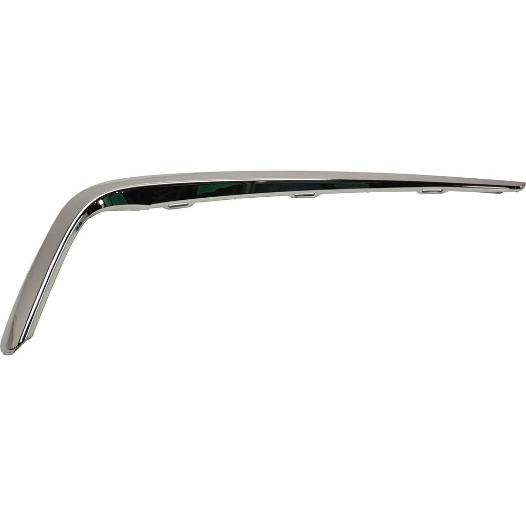 Bumper Trim Molding Set For 2017-2020 Acura MDX Front Left and Right Side Chrome
