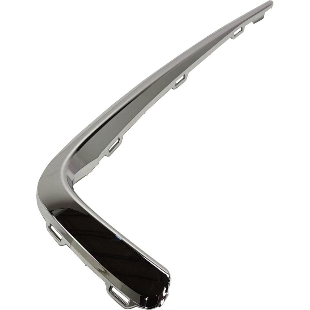Bumper Trim Molding Set For 2017-2020 Acura MDX Front Left and Right Side Chrome