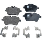 Front and Rear Ceramic Brake Pad Set For 2011-2016 Mini Cooper Countryman FWD