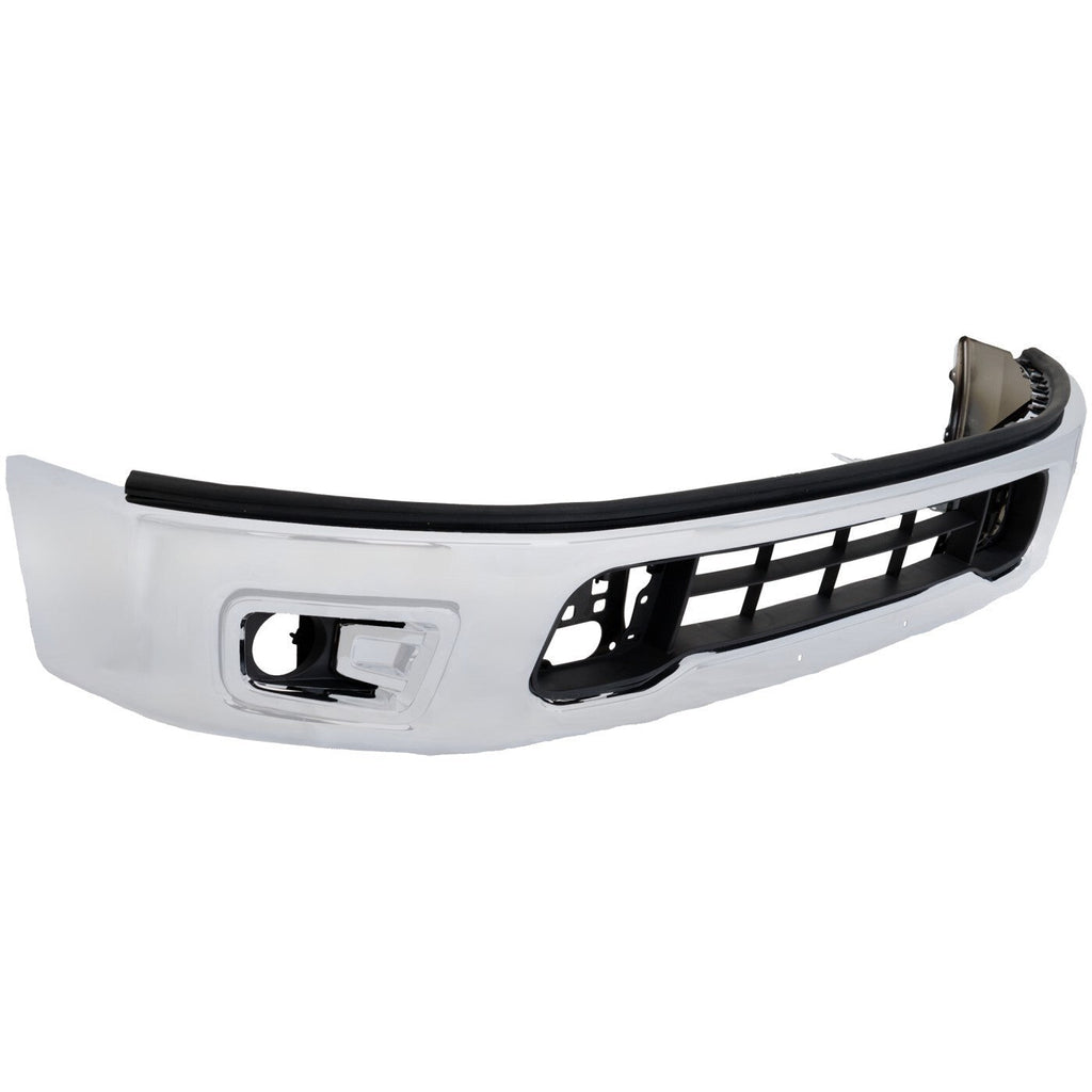 Bumper For 2017-2019 Nissan Titan Front Lower Chrome Steel 62022EZ70D