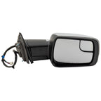 Mirror For 2019-2022 Ram 1500 RH Power Heated Power Fold with Blind Spot Chrome