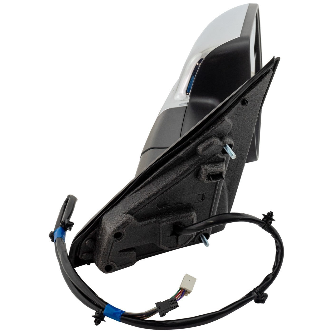 Mirror For 2019-2022 Ram 1500 RH Power Heated Power Fold with Blind Spot Chrome