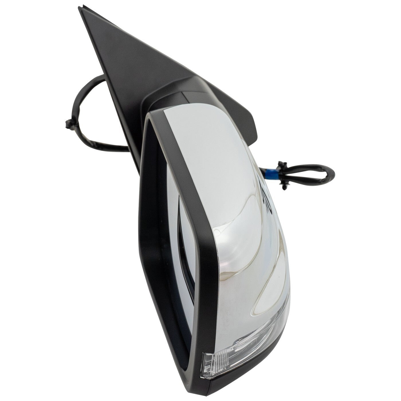 Mirror For 2019-2022 Ram 1500 RH Power Heated Power Fold with Blind Spot Chrome