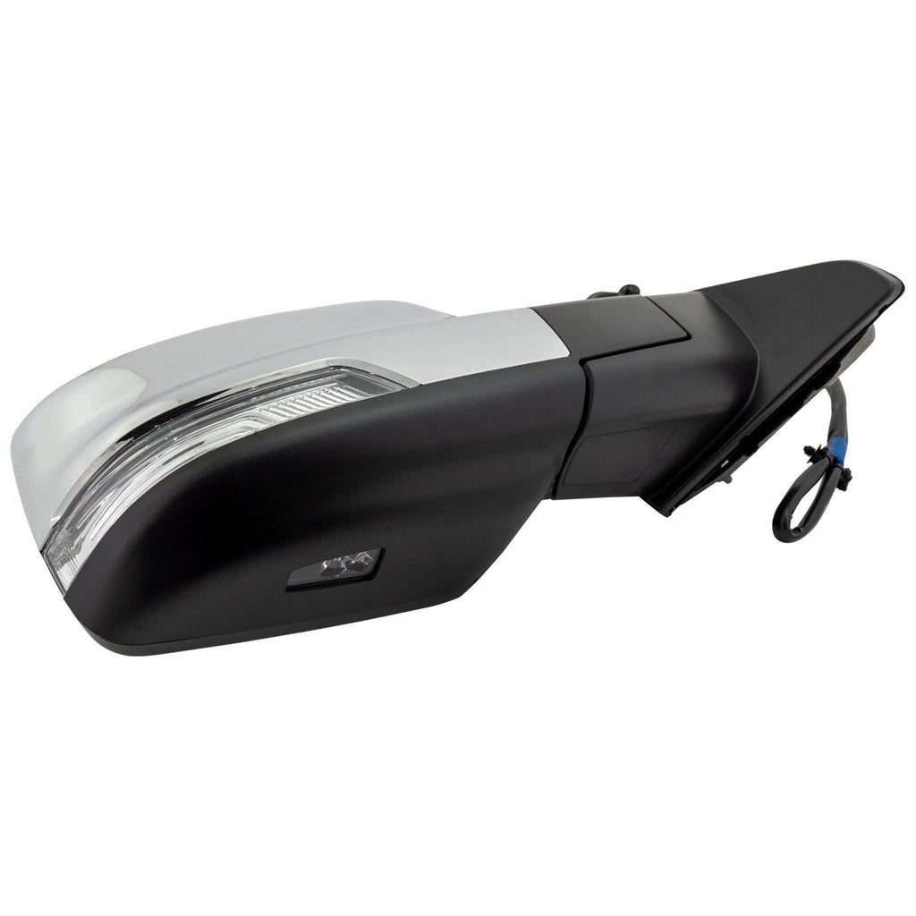 Mirror For 2019-2022 Ram 1500 RH Power Heated Power Fold with Blind Spot Chrome