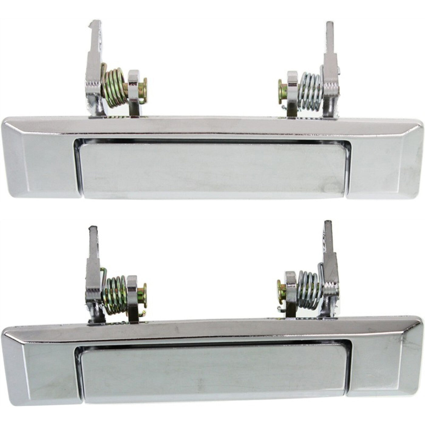 Exterior Door Handle For 80-83 Toyota Corolla Set of 2 Front Chrome Metal