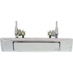 Exterior Door Handle For 80-83 Toyota Corolla Set of 2 Front Chrome Metal