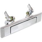 Exterior Door Handle For 80-83 Toyota Corolla Set of 2 Front Chrome Metal