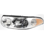 Driver and Passenger Side Headlight For Buick LeSabre 2000-2005 Halogen w/ Bulbs
