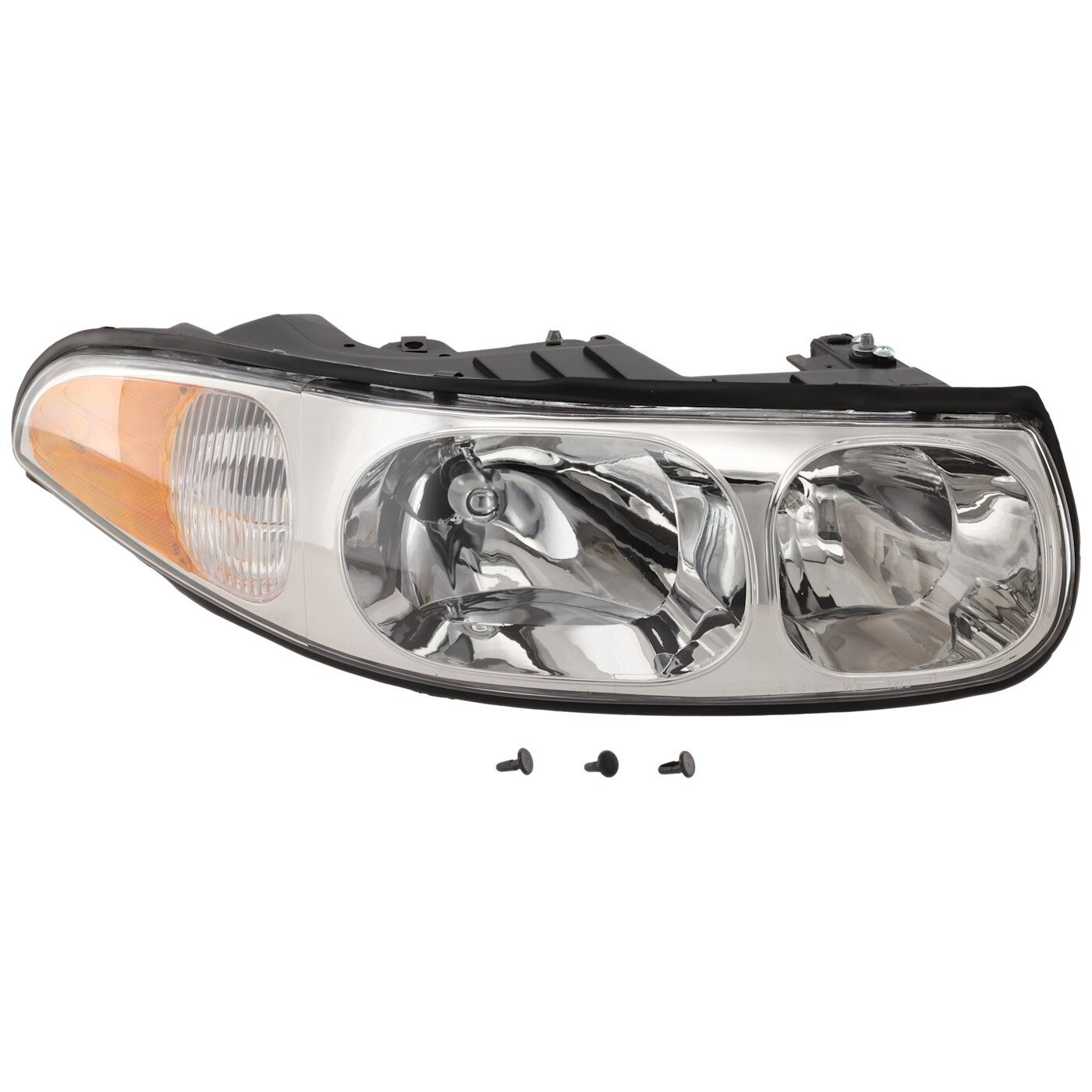 Driver and Passenger Side Headlight For Buick LeSabre 2000-2005 Halogen w/ Bulbs