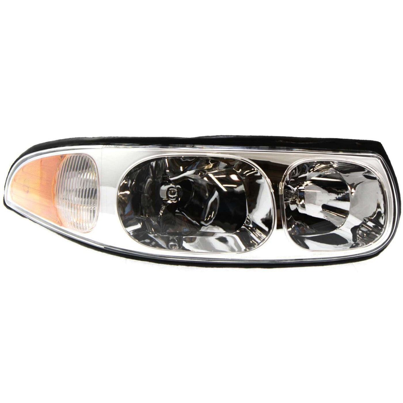 Driver and Passenger Side Headlight For Buick LeSabre 2000-2005 Halogen w/ Bulbs