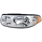 Driver and Passenger Side Headlight For Buick LeSabre 2000-2005 Halogen w/ Bulbs