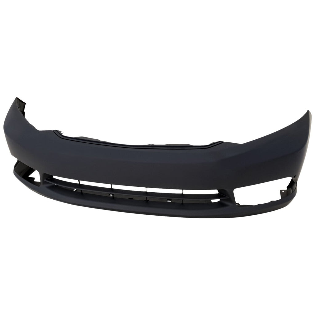 Front Bumper Cover For 2012 Honda Civic Sedan w/ fog lamp holes Primed