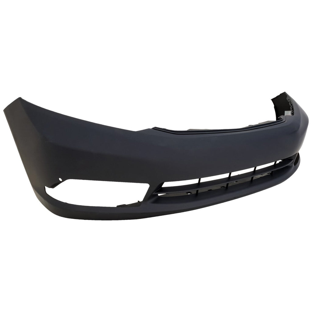 Front Bumper Cover For 2012 Honda Civic Sedan w/ fog lamp holes Primed