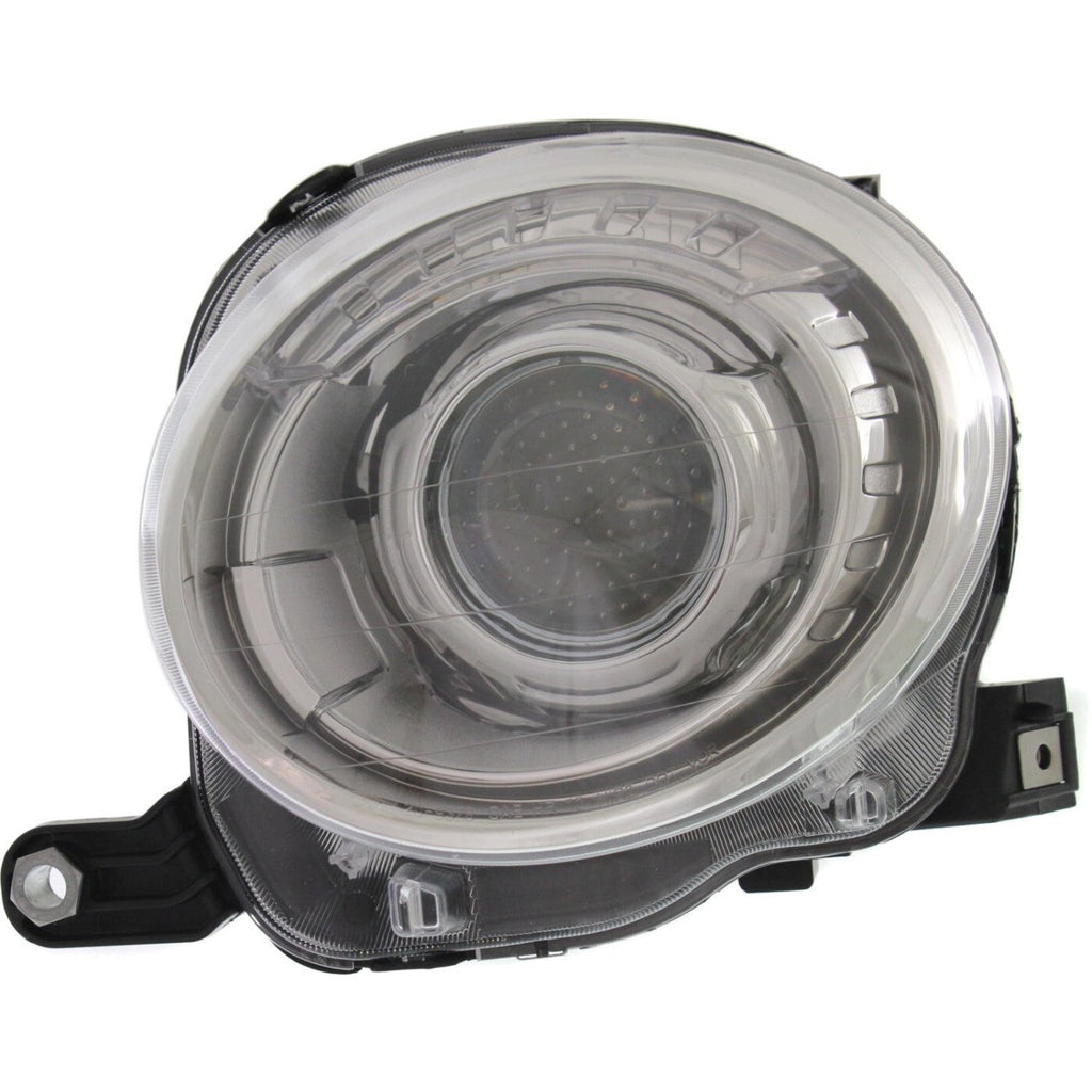 Headlight Set For 2012-2019 Fiat 500 Left and Right With Bulb 2Pc
