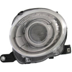 Headlight Set For 2012-2019 Fiat 500 Left and Right With Bulb 2Pc