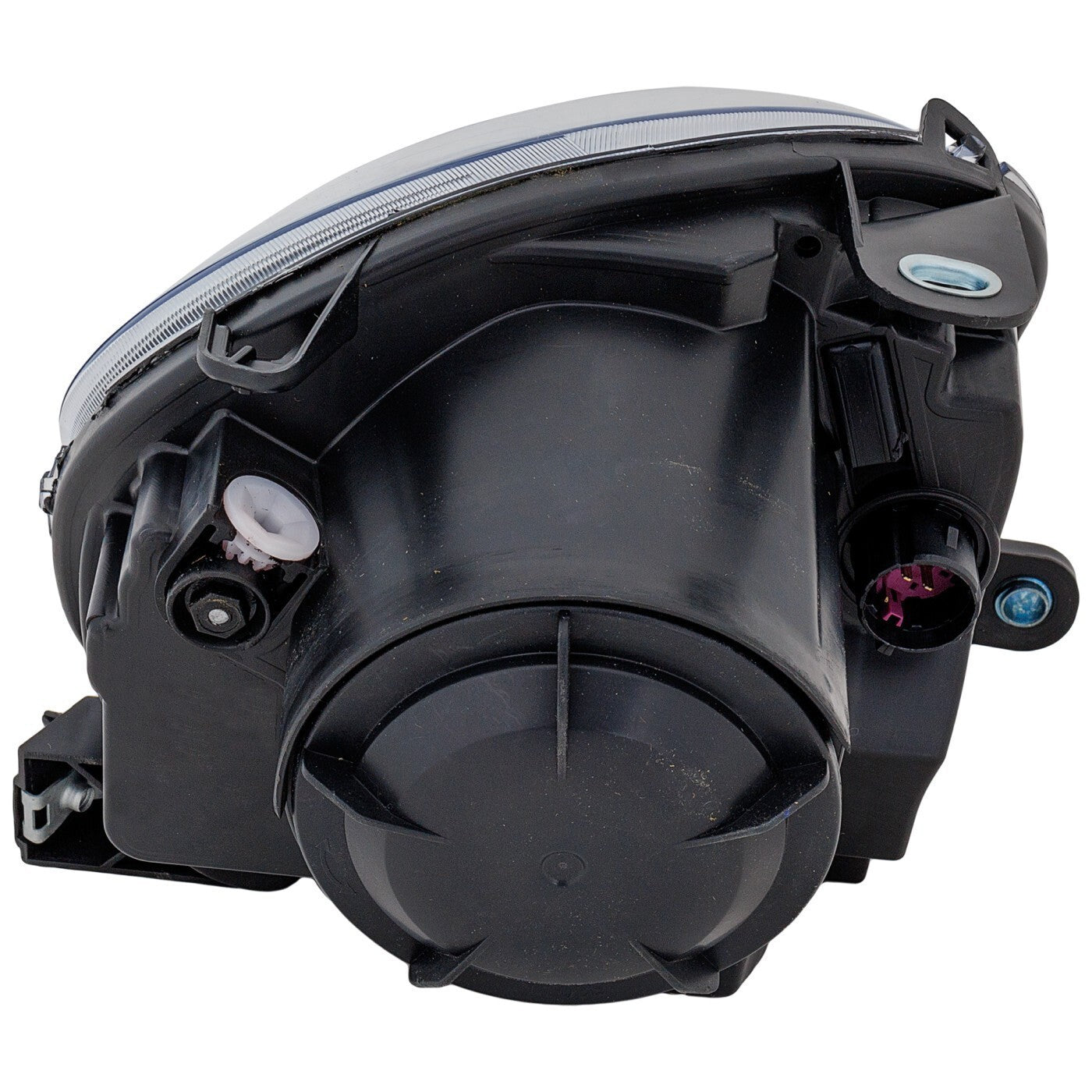 Headlight Set For 2012-2019 Fiat 500 Left and Right With Bulb 2Pc