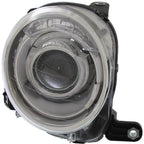 Headlight Set For 2012-2019 Fiat 500 Left and Right With Bulb 2Pc