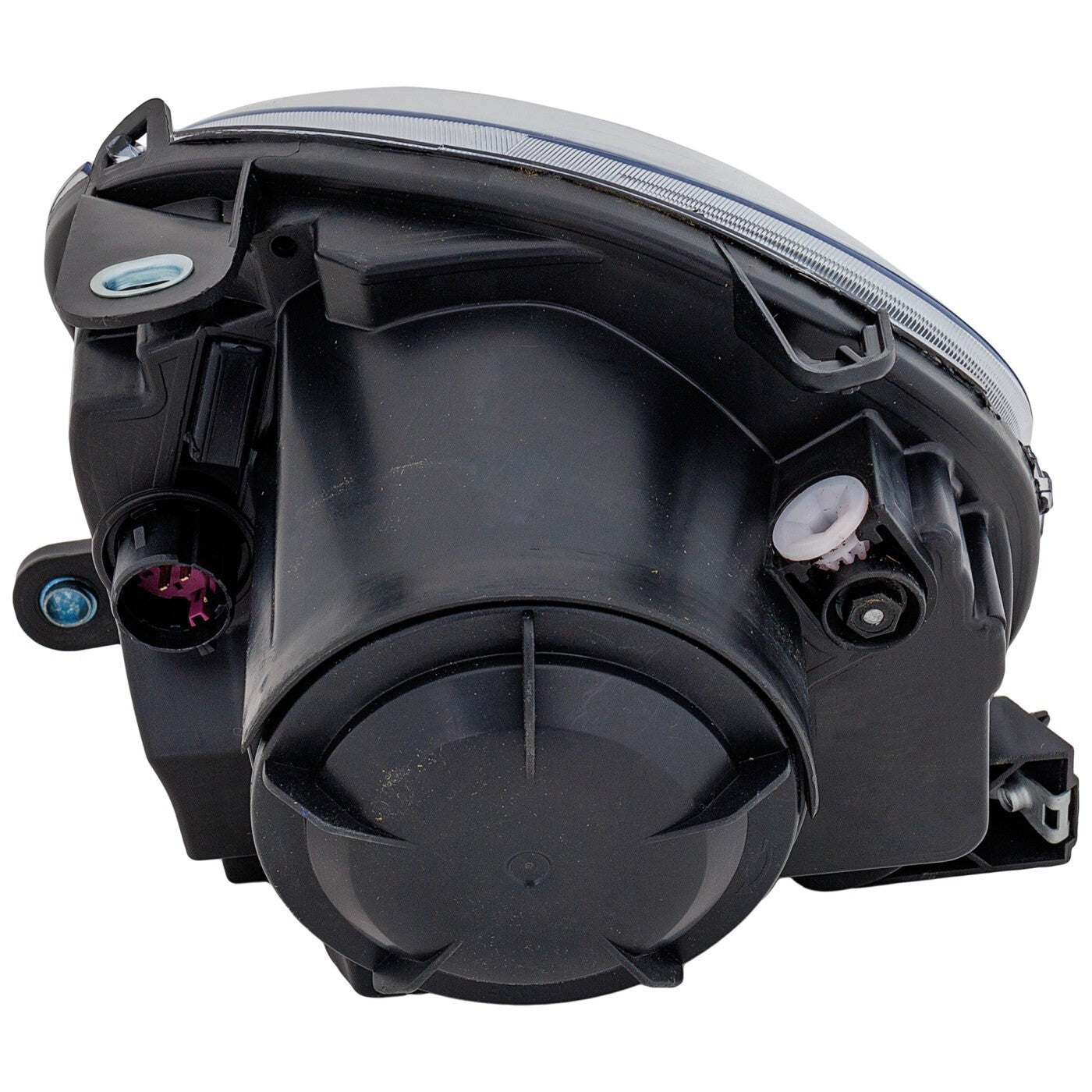 Headlight Set For 2012-2019 Fiat 500 Left and Right With Bulb 2Pc