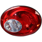 Tail Light Set For 2006-2010 Volkswagen Beetle Left Right Clear Red Halogen Bulb