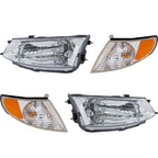 Headlight Corner Light Kit For 1999-2001 Toyota Solara Left and Right With Bulb