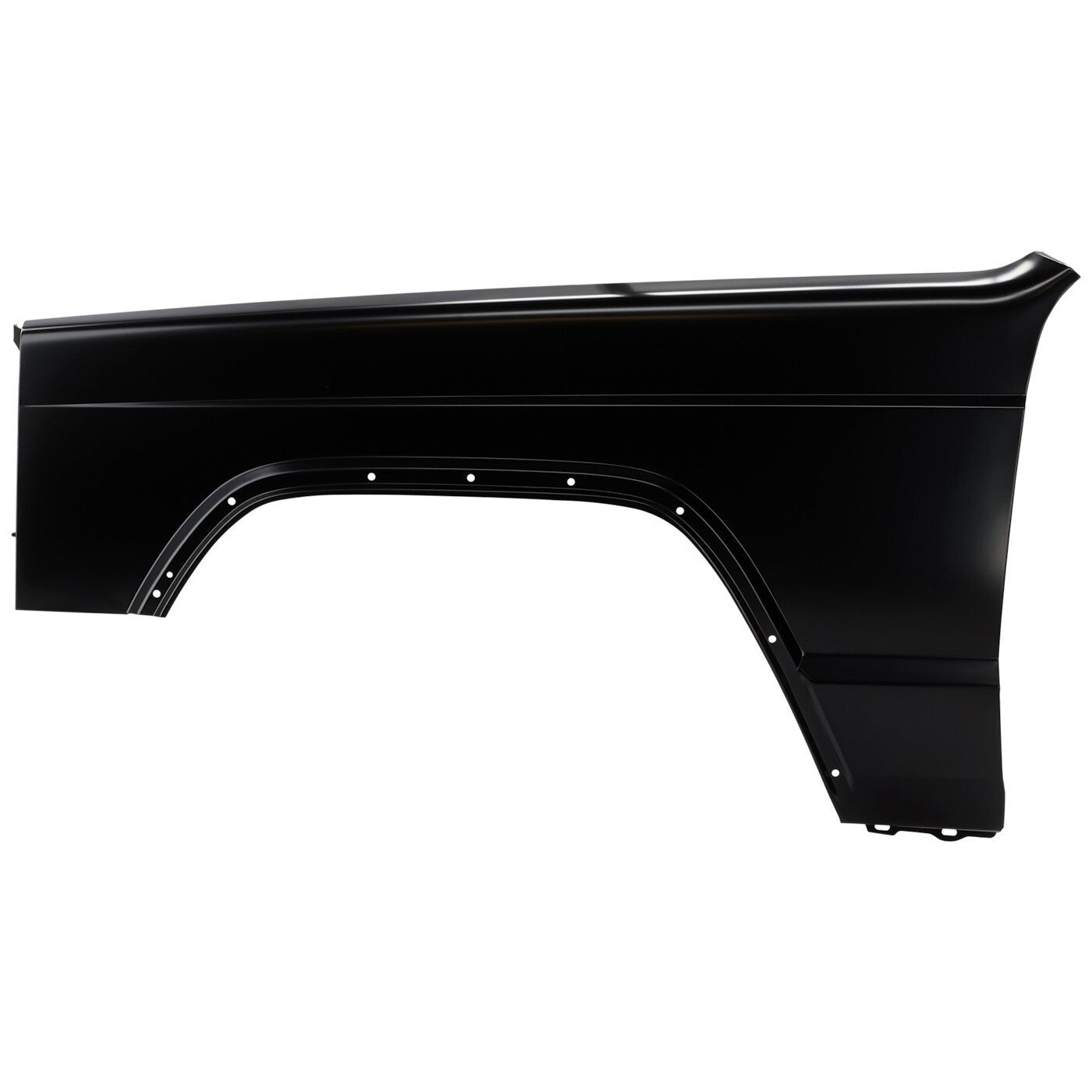 Fender For 1997-2001 Jeep Cherokee Front Driver Primed Steel with Molding Holes