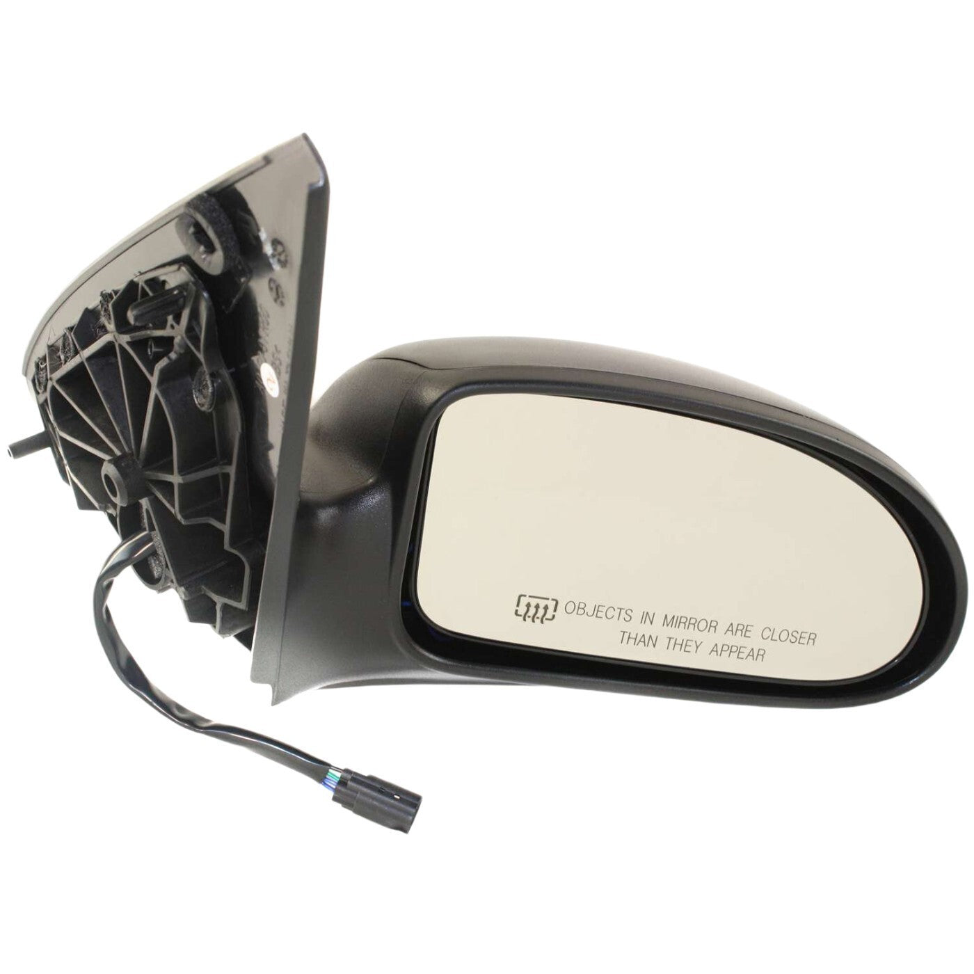 Power Mirror For 2003-2007 Ford Focus Front Passenger Side Heated Textured Black