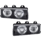 Driver and Passenger Side Headlight For BMW 328i 1996-1999 Halogen with Bulb(s)