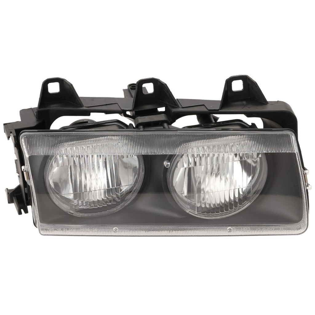 Driver and Passenger Side Headlight For BMW 328i 1996-1999 Halogen with Bulb(s)