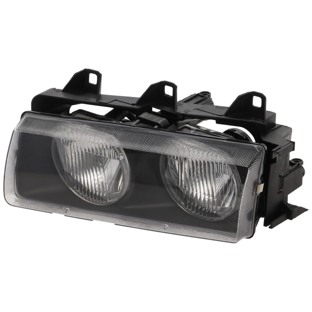 Driver and Passenger Side Headlight For BMW 328i 1996-1999 Halogen with Bulb(s)