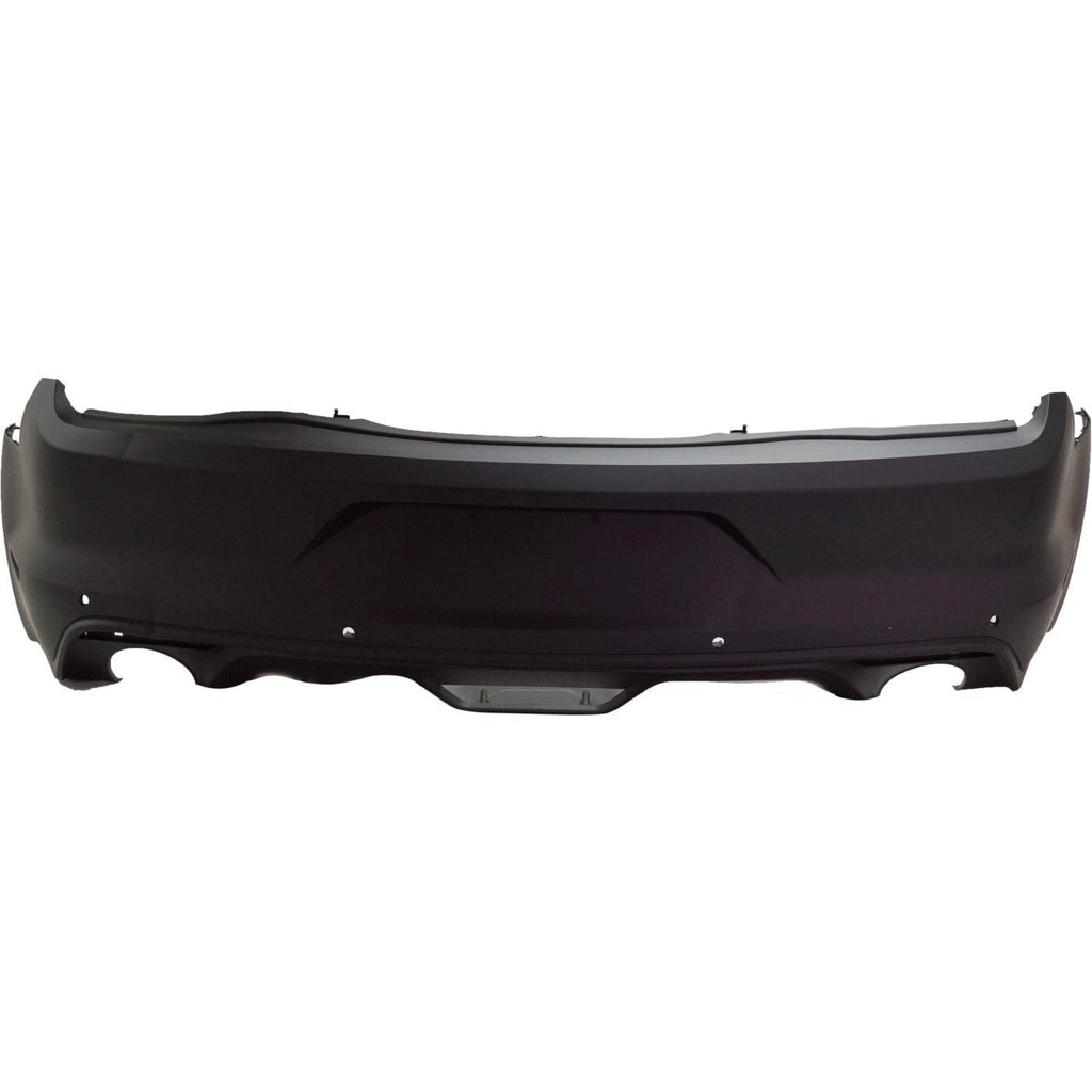 Rear Bumper Cover Fascia For 2015-2017 Ford Mustang Primed with Tow Hook Hole