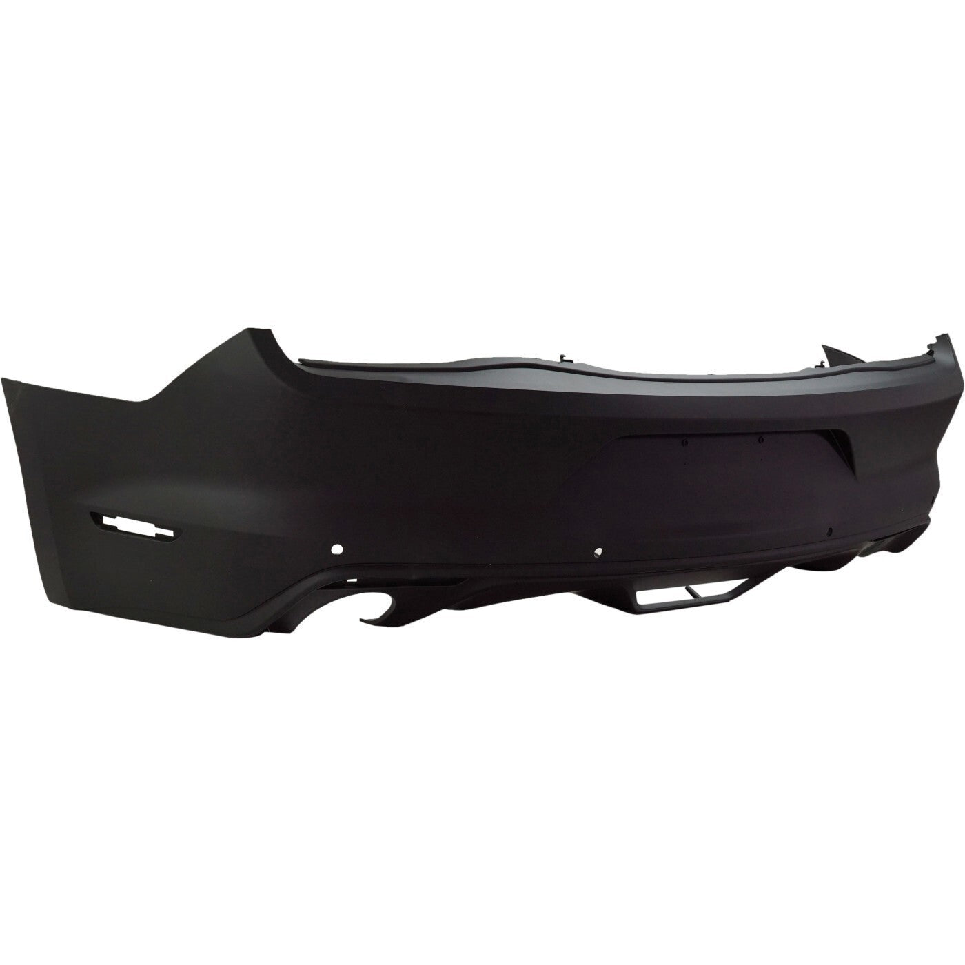 Rear Bumper Cover Fascia For 2015-2017 Ford Mustang Primed with Tow Hook Hole