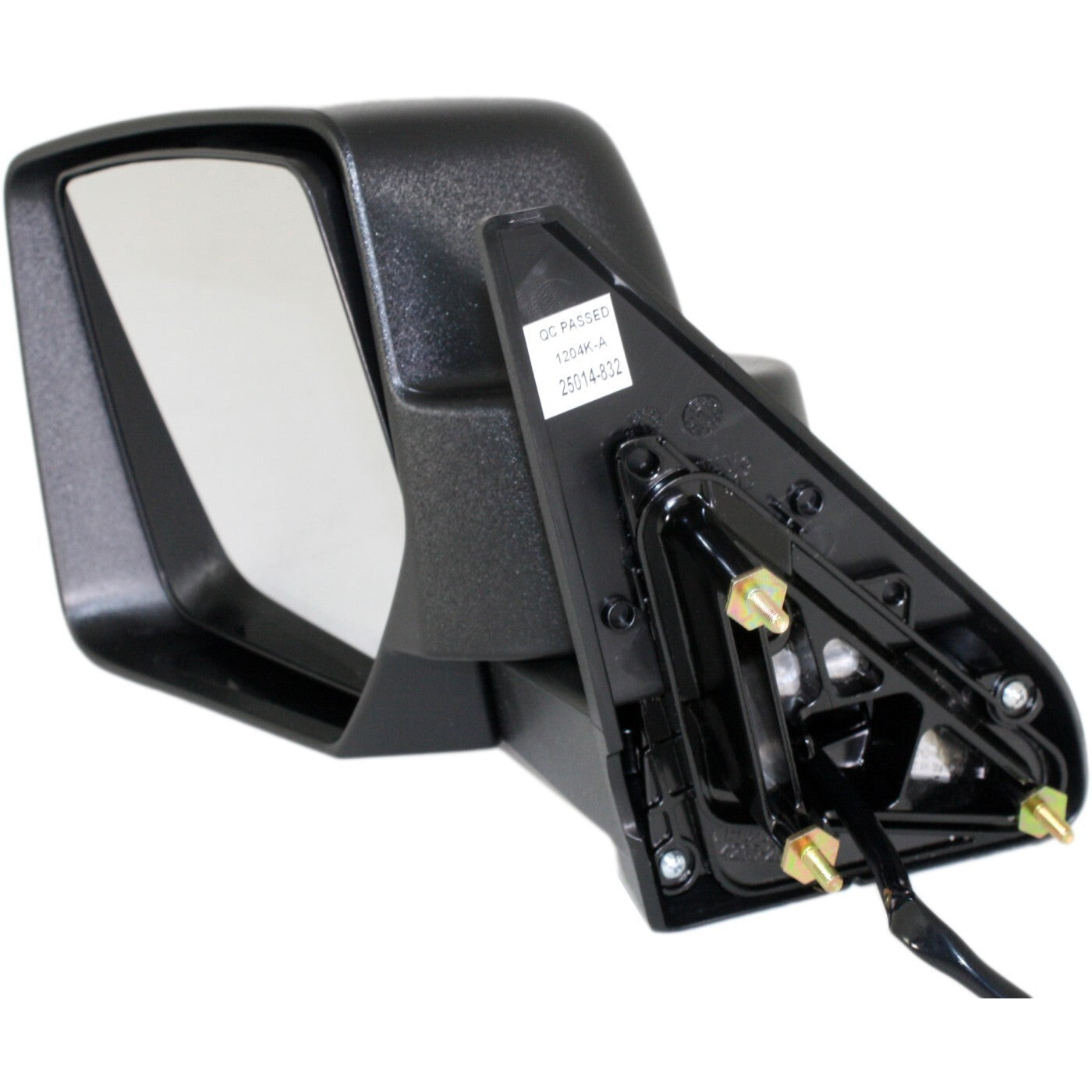 Power Mirror For 2007-2017 Jeep Patriot Left Textured Black Manual Folding
