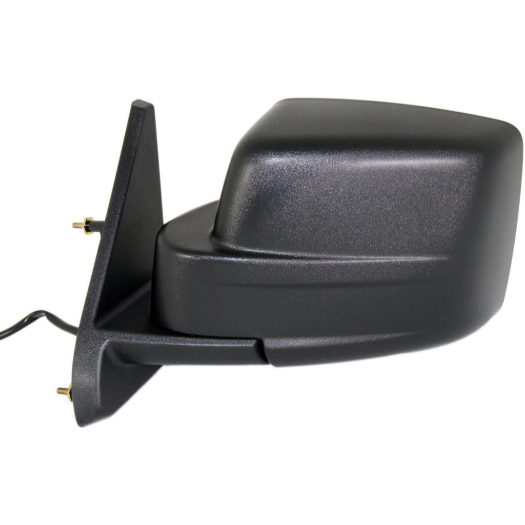 Power Mirror For 2007-2017 Jeep Patriot Left Textured Black Manual Folding