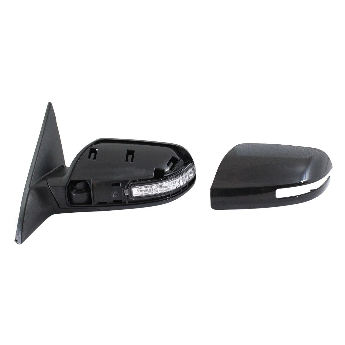 Power Mirror For 2007-2012 Nissan Altima Sedan Left With Turn Signal Manual Fold