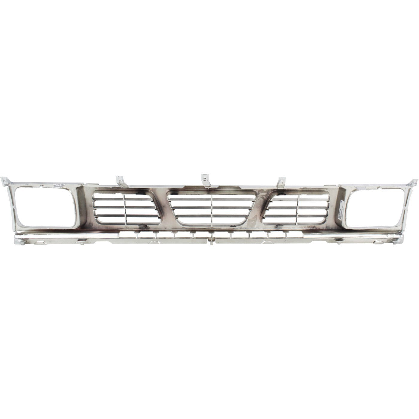 Bumper Kit For 1996-1997 Nissan Pickup Front Chrome with Grille Assembly