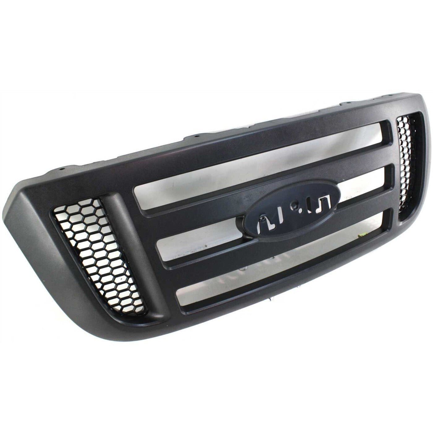 Grille For 2006-2011 Ford Ranger Textured Gray Plastic