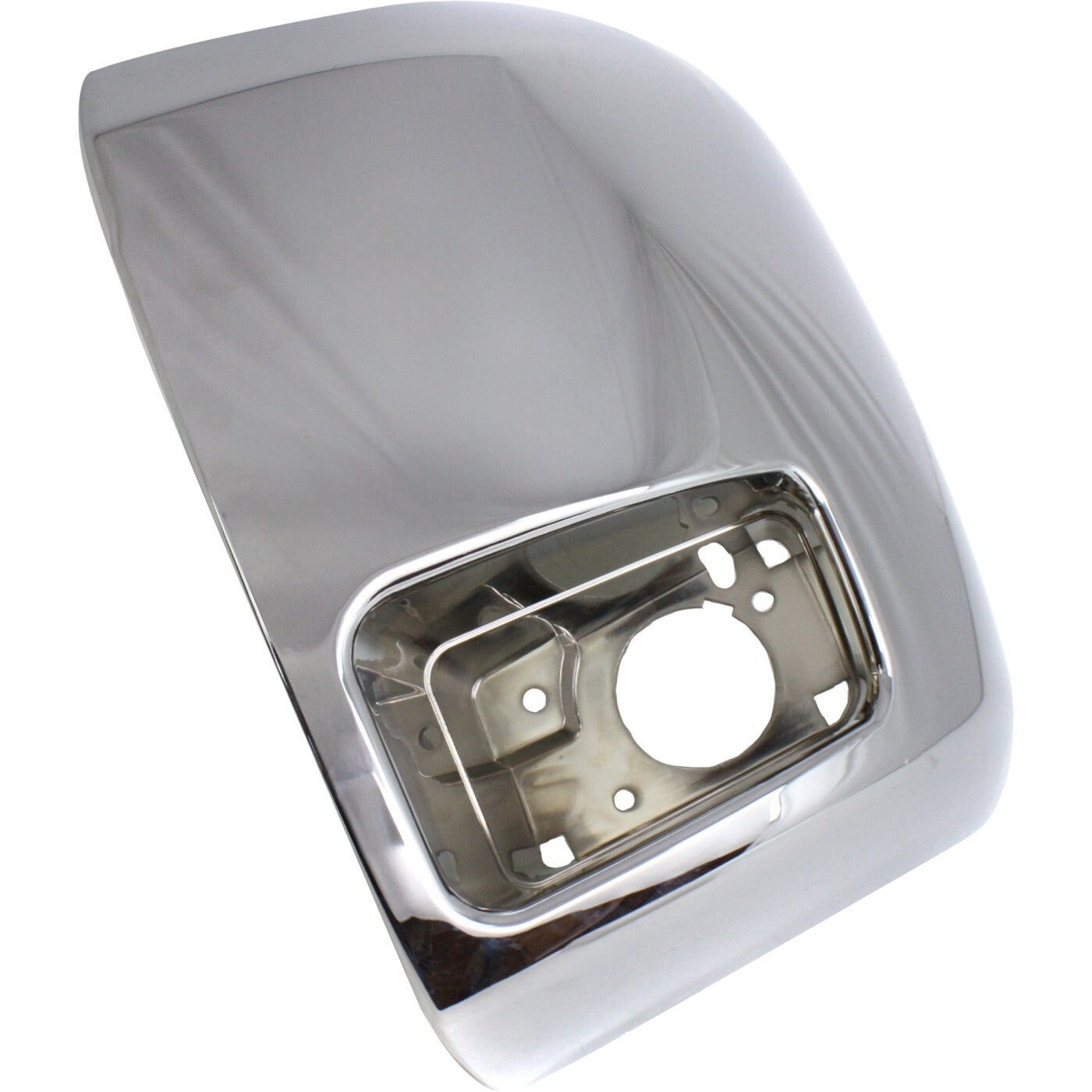 Bumper End Cap For 07-12 Chevrolet Silverado 2500 HD 3500 HD Front Left Chrome