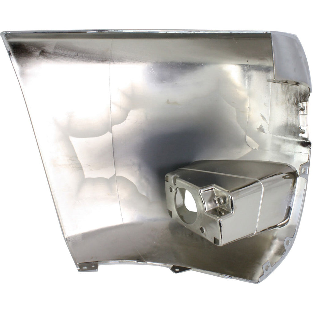 Bumper End Cap For 07-12 Chevrolet Silverado 2500 HD 3500 HD Front Left Chrome