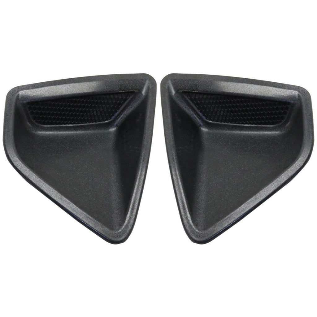 Bumper Filler Set For 2011-2013 Ford Fiesta S/SE Front Textured Black 2-Pcs