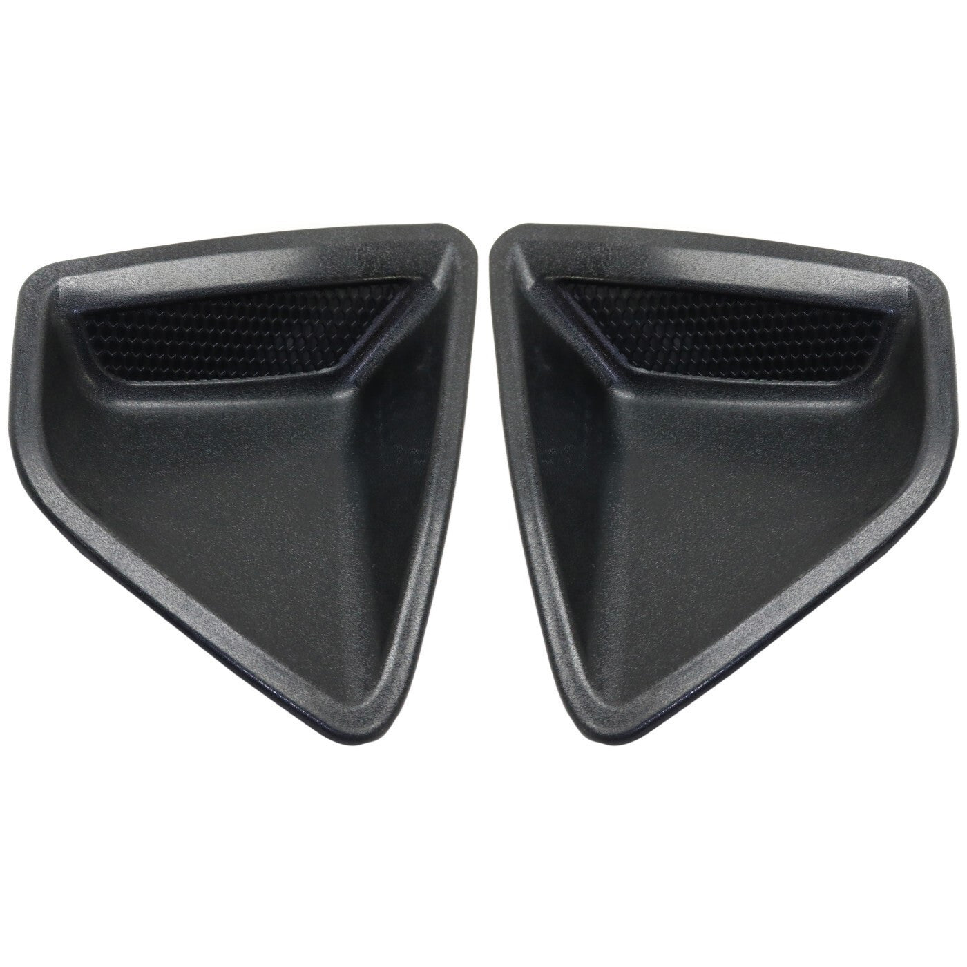 Bumper Filler Set For 2011-2013 Ford Fiesta S/SE Front Textured Black 2-Pcs